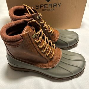 Sperry Duck Boots Mens 8 Brown Avenue